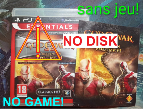 Game boîte et notice god - boîte,